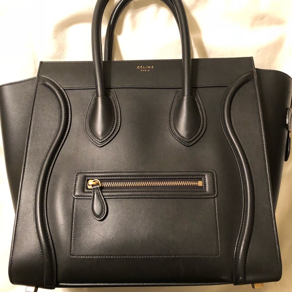 CELINE MINI LUGGAGE HANDBAG - Picture 2 of 8